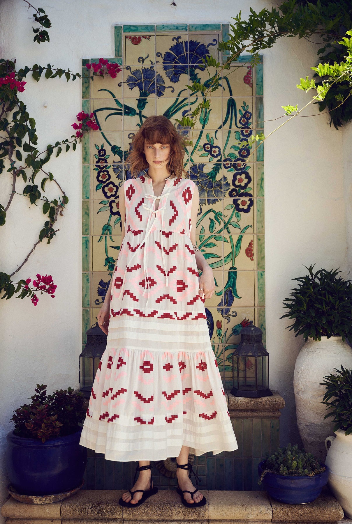 Kori embroidered dress store