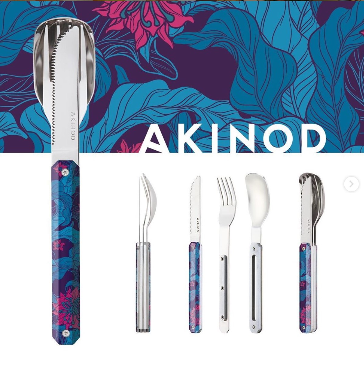 Akinod Couverts droits élégants gastronomiques avec insert